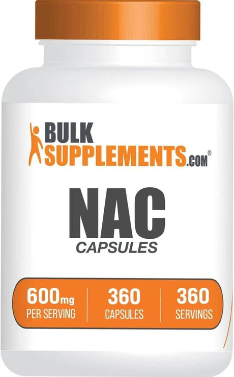 BULK SUPPLEMENTS - Bulk Supplements NAC 600Mg. 360 Capsulas - The Red Vitamin MX - Suplementos Alimenticios - {{ shop.shopifyCountryName }}