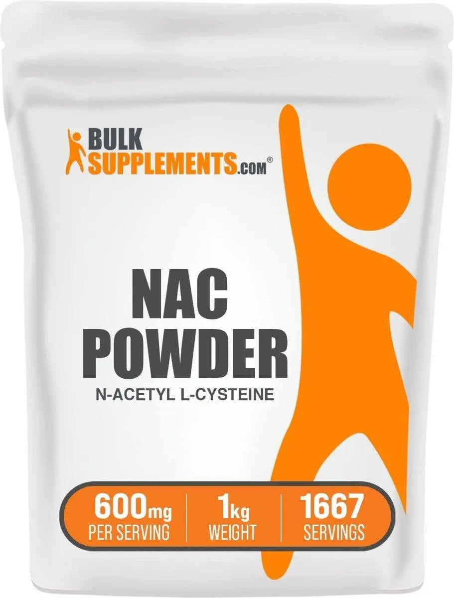 BULK SUPPLEMENTS - Bulk Supplements NAC Powder 1Kg. - The Red Vitamin MX - Suplementos Alimenticios - {{ shop.shopifyCountryName }}