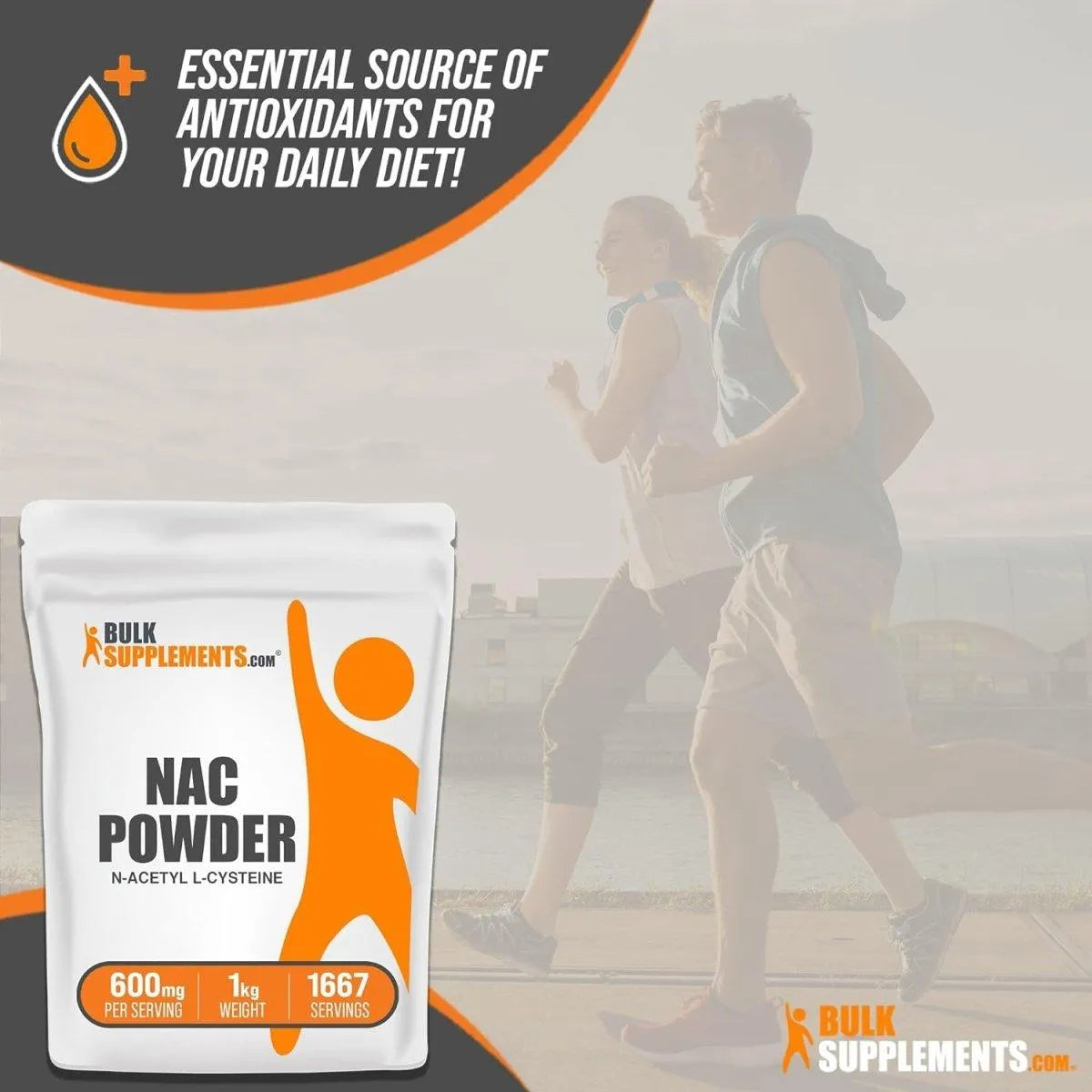 BULK SUPPLEMENTS - Bulk Supplements NAC Powder 1Kg. - The Red Vitamin MX - Suplementos Alimenticios - {{ shop.shopifyCountryName }}