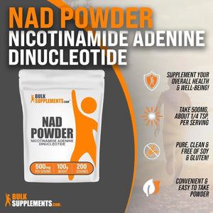 BULK SUPPLEMENTS - Bulk Supplements NAD Powder 100Gr. - The Red Vitamin MX - Suplementos Alimenticios - {{ shop.shopifyCountryName }}