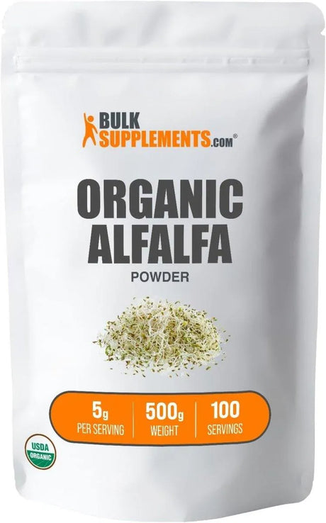 BULK SUPPLEMENTS - Bulk Supplements Organic Alfalfa Grass Powder 500Gr. - The Red Vitamin MX - Suplementos Alimenticios - {{ shop.shopifyCountryName }}