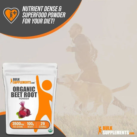 BULK SUPPLEMENTS - Bulk Supplements Organic Beet Root Powder 100Gr. - The Red Vitamin MX - Suplementos Alimenticios - {{ shop.shopifyCountryName }}