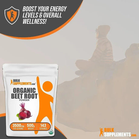 BULK SUPPLEMENTS - Bulk Supplements Organic Beet Root Powder 500Gr. - The Red Vitamin MX - Suplementos Alimenticios - {{ shop.shopifyCountryName }}