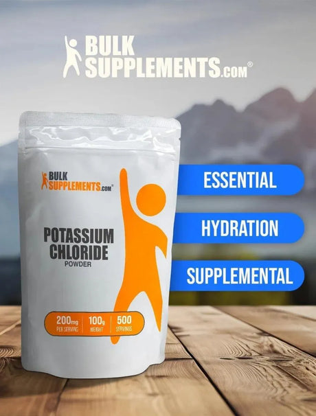 BULK SUPPLEMENTS - Bulk Supplements Potassium Chloride Powder 100Gr. - The Red Vitamin MX - Suplementos Alimenticios - {{ shop.shopifyCountryName }}