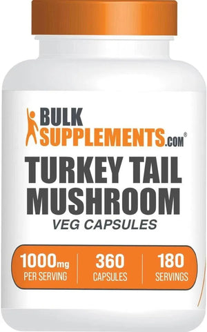 BULK SUPPLEMENTS - Bulk Supplements Tail Mushroom 1000Mg. 360 Capsulas - The Red Vitamin MX - Suplementos Alimenticios - {{ shop.shopifyCountryName }}