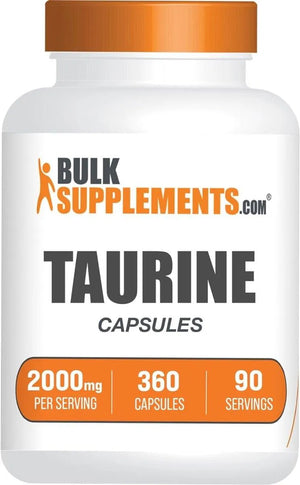 BULK SUPPLEMENTS - Bulk Supplements Taurine 2000Mg. 360 Capsulas - The Red Vitamin MX - Suplementos Alimenticios - {{ shop.shopifyCountryName }}