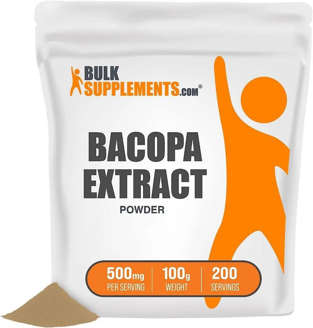 BULK SUPPLEMENTS - BulkSupplements Bacopa Extract Powder 500Mg. 100Gr. - The Red Vitamin MX - Suplementos Alimenticios - {{ shop.shopifyCountryName }}