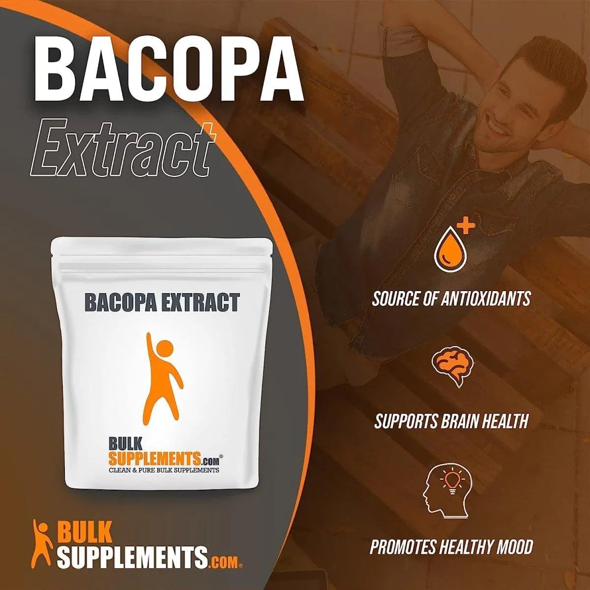 BULK SUPPLEMENTS - BulkSupplements Bacopa Extract Powder 500Mg. 100Gr. - The Red Vitamin MX - Suplementos Alimenticios - {{ shop.shopifyCountryName }}