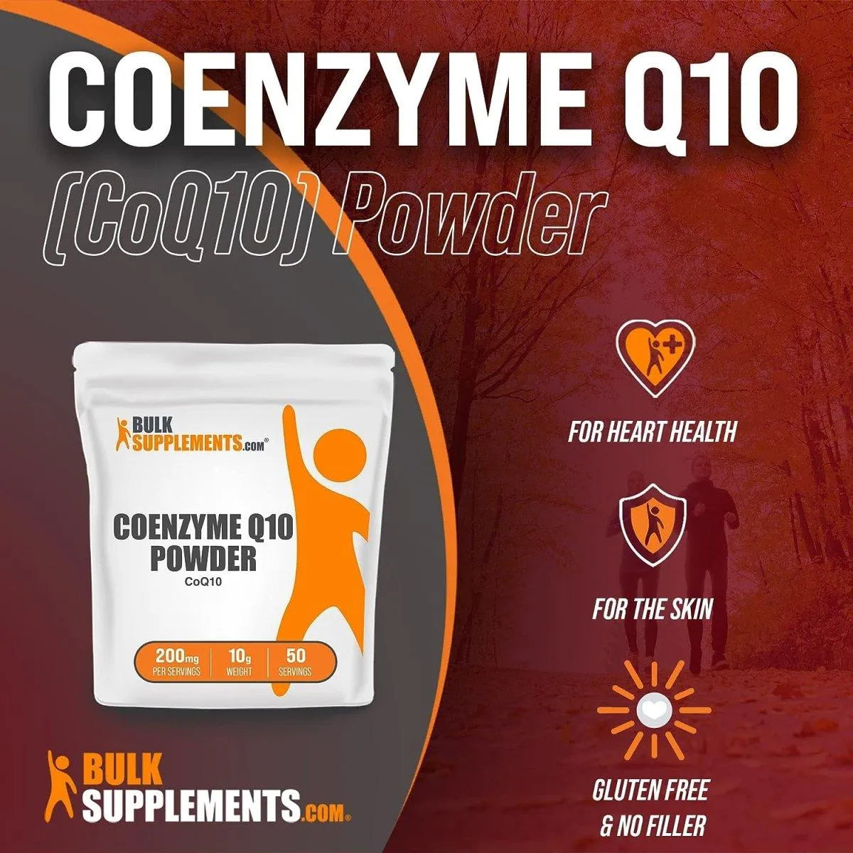 BULK SUPPLEMENTS - BULKSUPPLEMENTS Coenzyme Q10 Powder CoQ10 200Mg. 10Gr. - The Red Vitamin MX - Suplementos Alimenticios - {{ shop.shopifyCountryName }}