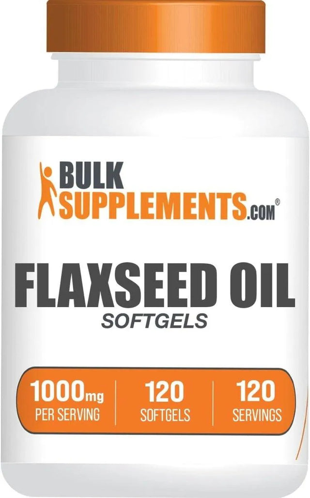 BULK SUPPLEMENTS - BULKSUPPLEMENTS Flaxseed Oil 1000Mg. 120 Capsulas Blandas - The Red Vitamin MX - Suplementos Alimenticios - {{ shop.shopifyCountryName }}