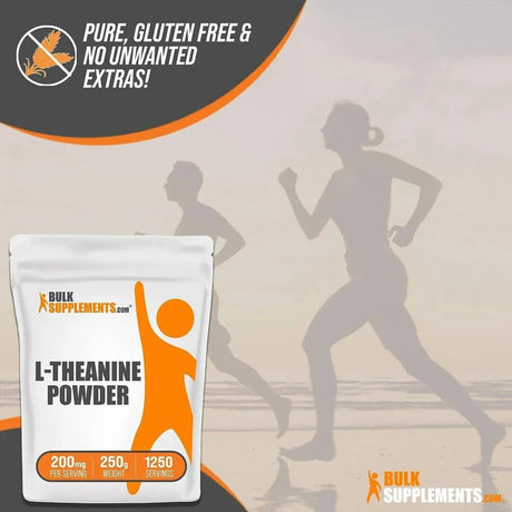 BULK SUPPLEMENTS - Bulksupplements L-Theanine Powder 1250 Servicios 250Gr. - The Red Vitamin MX - Suplementos Alimenticios - {{ shop.shopifyCountryName }}