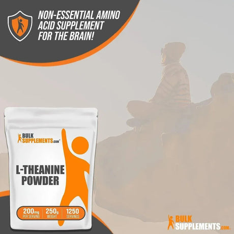 BULK SUPPLEMENTS - Bulksupplements L-Theanine Powder 1250 Servicios 250Gr. - The Red Vitamin MX - Suplementos Alimenticios - {{ shop.shopifyCountryName }}