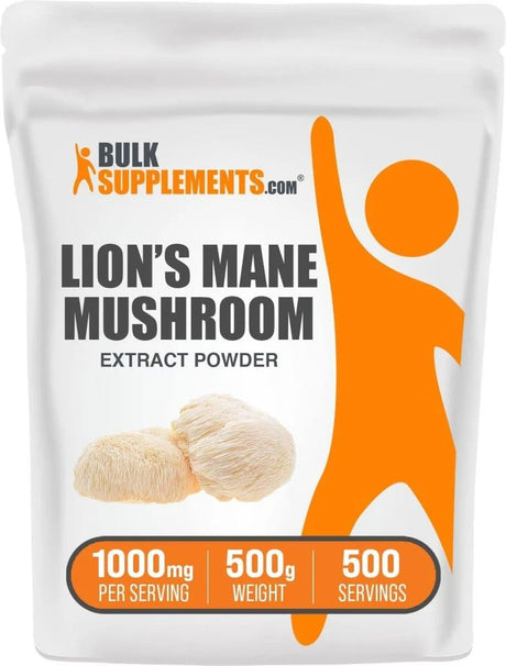 BULK SUPPLEMENTS - BULKSUPPLEMENTS Lion's Mane Mushroom Extract 1000Mg. 500 Servicios 500Gr. - The Red Vitamin MX - Suplementos Alimenticios - {{ shop.shopifyCountryName }}