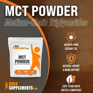 BULK SUPPLEMENTS - BULKSUPPLEMENTS MCT Powder 10 Servicios 100Gr. - The Red Vitamin MX - Suplementos Alimenticios - {{ shop.shopifyCountryName }}