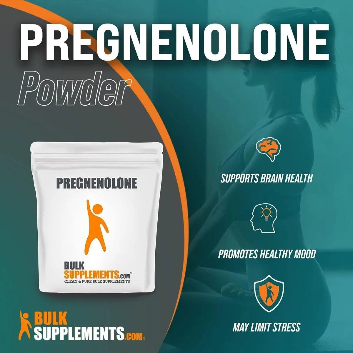 BULK SUPPLEMENTS - BULKSUPPLEMENTS Pregnenolone Powder 1250 Servicios 25Gr. - The Red Vitamin MX - Suplementos Alimenticios - {{ shop.shopifyCountryName }}