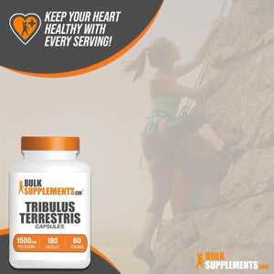 BULK SUPPLEMENTS - BulkSupplements Tribulus Terrestris 1500Mg. 180 Capsulas - The Red Vitamin MX - Suplementos Alimenticios - {{ shop.shopifyCountryName }}