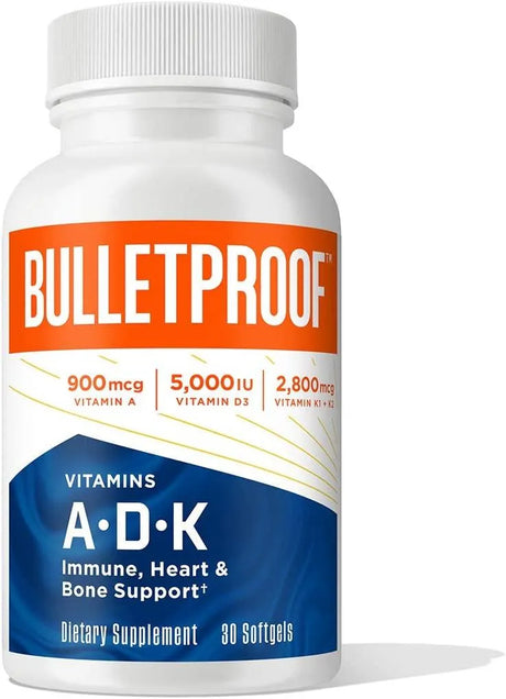 BULLETPROOF - Bulletproof Vitamins A-D-K 30 Capsulas Blandas - The Red Vitamin MX - Suplementos Alimenticios - {{ shop.shopifyCountryName }}