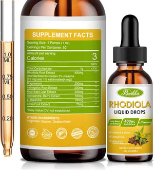 BUNKKA - Bunkka Rhodiola Rosea Liquid Drops 120Ml. - The Red Vitamin MX - Suplementos Alimenticios - {{ shop.shopifyCountryName }}