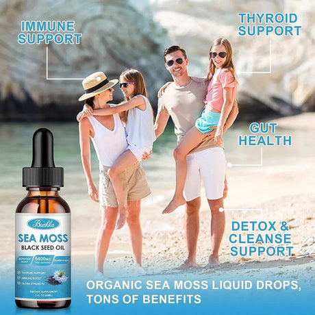 BUNKKA - Bunkka Sea Moss Black Seed Oil 60Ml. - The Red Vitamin MX - Suplementos Alimenticios - {{ shop.shopifyCountryName }}