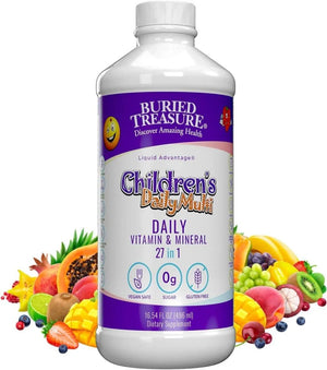 BURIED TREASURE - Buried Treasure Children’s Daily Multivitamin 496Ml. - The Red Vitamin MX - Suplementos Alimenticios - {{ shop.shopifyCountryName }}