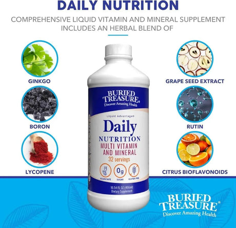 BURIED TREASURE - Buried Treasure Daily Nutrition 496Ml. - The Red Vitamin MX - Suplementos Alimenticios - {{ shop.shopifyCountryName }}