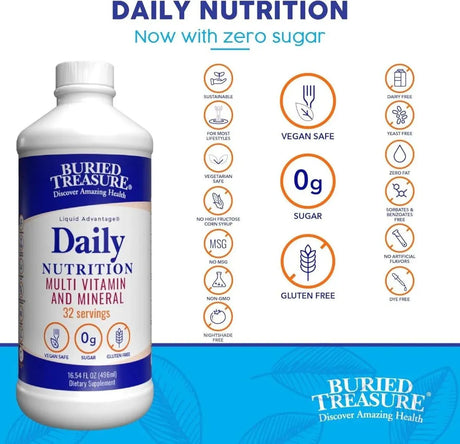 BURIED TREASURE - Buried Treasure Daily Nutrition 496Ml. - The Red Vitamin MX - Suplementos Alimenticios - {{ shop.shopifyCountryName }}
