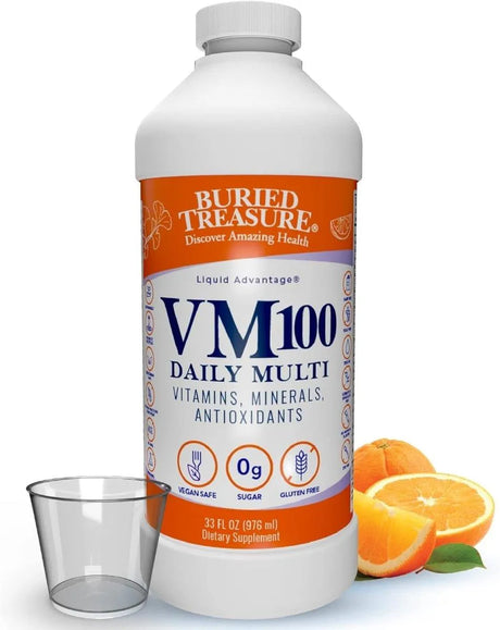 BURIED TREASURE - Buried Treasure VM100 Daily Multi 976Ml. - The Red Vitamin MX - Suplementos Alimenticios - {{ shop.shopifyCountryName }}