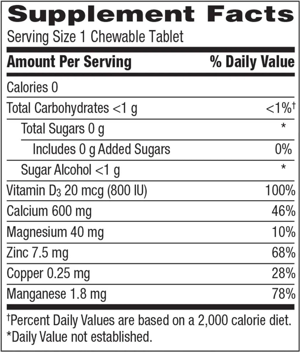 CALTRATE - Caltrate Chewables 600 Plus D3 Plus Minerals Calcium 155 Tabletas Masticables - The Red Vitamin MX - Suplementos Alimenticios - {{ shop.shopifyCountryName }}