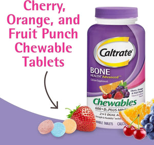 CALTRATE - Caltrate Chewables 600 Plus D3 Plus Minerals Calcium 155 Tabletas Masticables - The Red Vitamin MX - Suplementos Alimenticios - {{ shop.shopifyCountryName }}