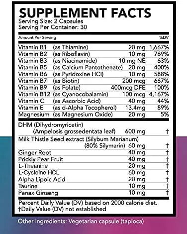 CAREFREE - Carefree DHM Dihydromyricetin 600Mg. 60 Capsulas - The Red Vitamin MX - Suplementos Alimenticios - {{ shop.shopifyCountryName }}