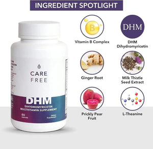 CAREFREE - Carefree DHM Dihydromyricetin 600Mg. 60 Capsulas - The Red Vitamin MX - Suplementos Alimenticios - {{ shop.shopifyCountryName }}