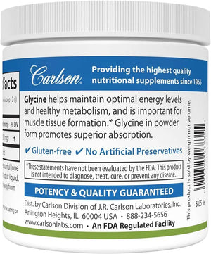 CARLSON - Carlson Glycine Powder 100Gr. - The Red Vitamin MX - Suplementos Alimenticios - {{ shop.shopifyCountryName }}