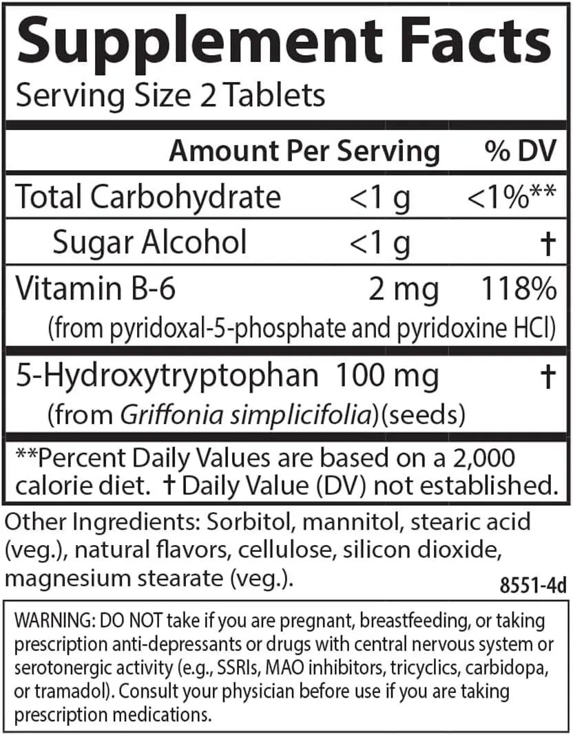 CARLSON - Carlson - Healthy Mood 5-HTP Elite 100Mg. 120 Tabletas - The Red Vitamin MX - Suplementos Alimenticios - {{ shop.shopifyCountryName }}