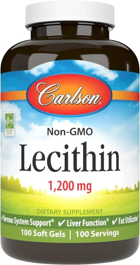 CARLSON - Carlson Lecithin 1200Mg. 100 Capsulas Blandas - The Red Vitamin MX - Suplementos Alimenticios - {{ shop.shopifyCountryName }}