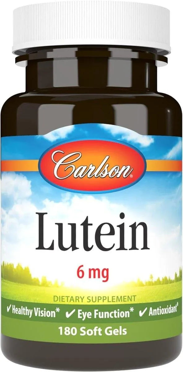 CARLSON - Carlson Lutein 6Mg. 180 Capsulas Blandas - The Red Vitamin MX - Suplementos Alimenticios - {{ shop.shopifyCountryName }}