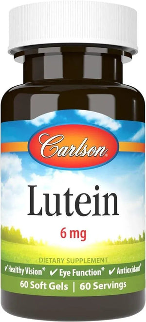 CARLSON - Carlson Lutein 6Mg. 60 Capsulas Blandas - The Red Vitamin MX - Suplementos Alimenticios - {{ shop.shopifyCountryName }}