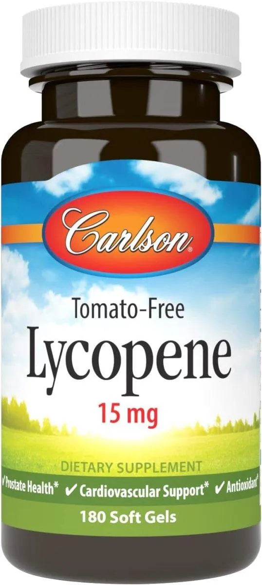 CARLSON - Carlson Lycopene 15Mg. 180 Capsulas Blandas - The Red Vitamin MX - Suplementos Alimenticios - {{ shop.shopifyCountryName }}