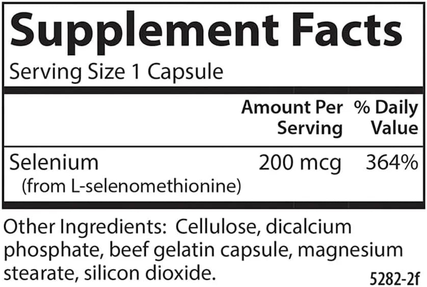 CARLSON - Carlson Selenium, 200mcg 180 Capsulas - The Red Vitamin MX - Suplementos Alimenticios - {{ shop.shopifyCountryName }}