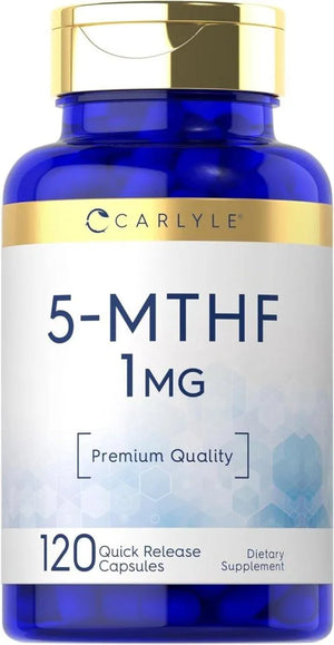 CARLYLE - Carlyle 5-MTHF 1 Mg. 120 Capsulas - The Red Vitamin MX - Suplementos Alimenticios - {{ shop.shopifyCountryName }}