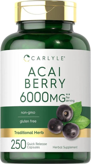 CARLYLE - Carlyle Acai Berry 6000Mg. 250 Capsulas - The Red Vitamin MX - Suplementos Alimenticios - {{ shop.shopifyCountryName }}