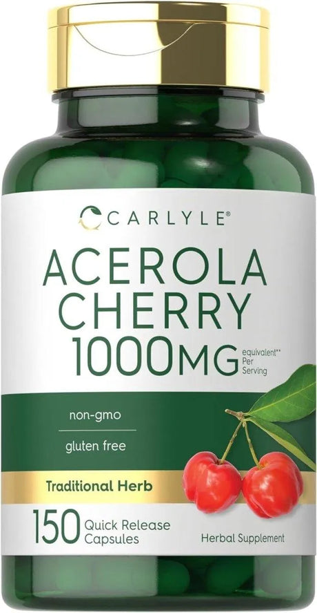 CARLYLE - Carlyle Acerola Cherry 1000Mg. 150 Capsulas - The Red Vitamin MX - Suplementos Alimenticios - {{ shop.shopifyCountryName }}