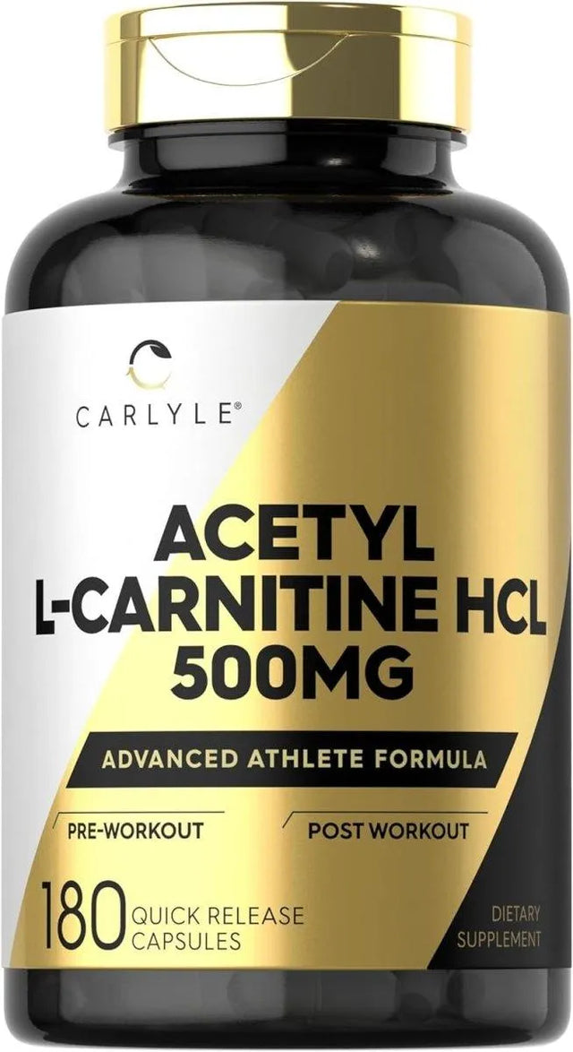 CARLYLE - Carlyle Acetyl L-Carnitine HCL 500Mg. 180 Capsulas - The Red Vitamin MX - Suplementos Alimenticios - {{ shop.shopifyCountryName }}