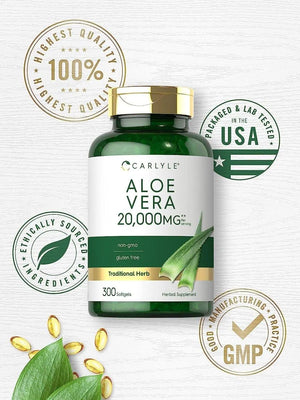 CARLYLE - Carlyle Aloe Vera 20,000Mg. 300 Capsulas Blandas - The Red Vitamin MX - Suplementos Alimenticios - {{ shop.shopifyCountryName }}