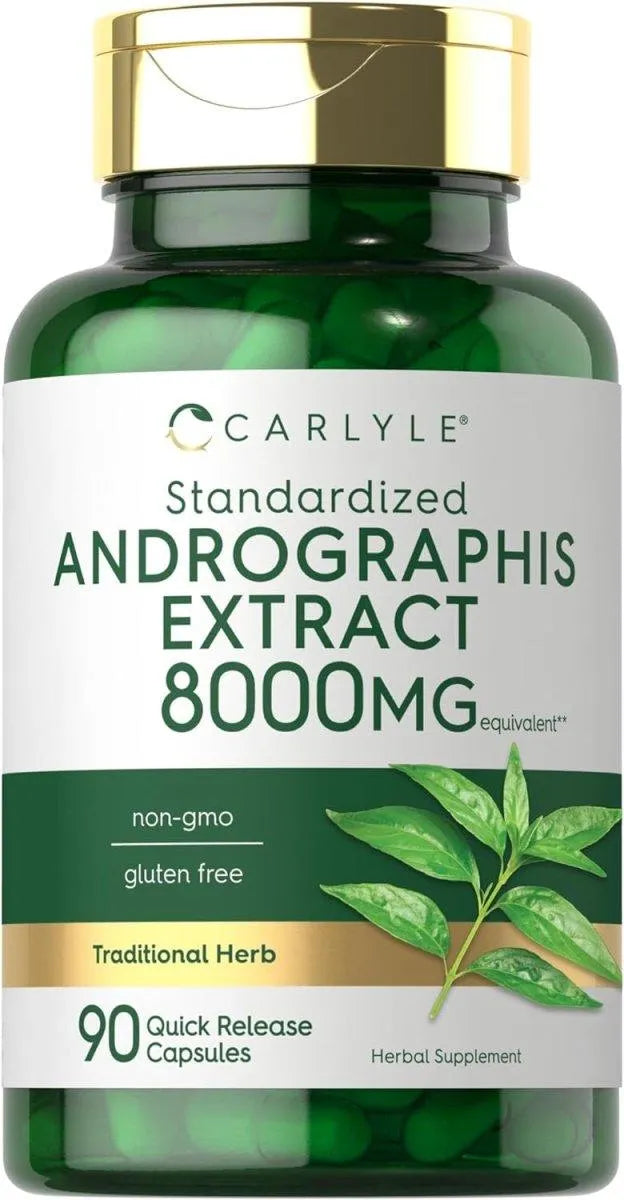 CARLYLE - Carlyle Andrographis Paniculata 8000Mg. 90 Capsulas - The Red Vitamin MX - Suplementos Alimenticios - {{ shop.shopifyCountryName }}