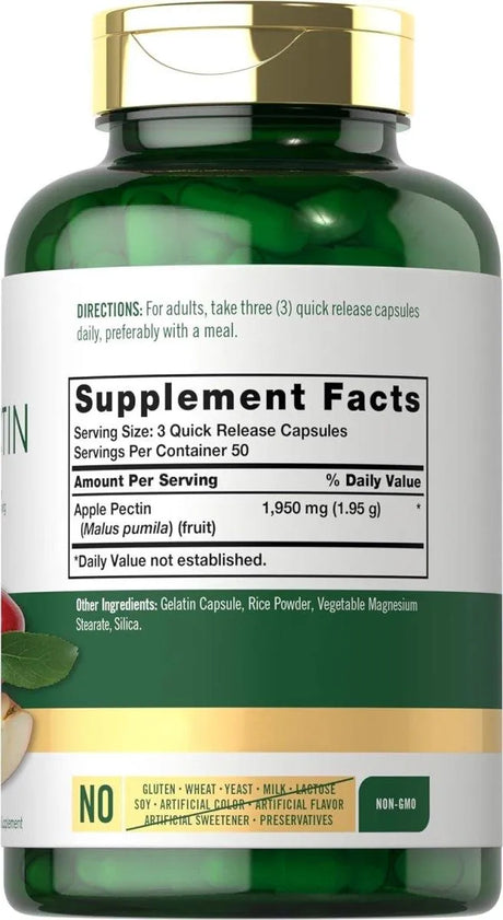 CARLYLE - Carlyle Apple Pectin 1950Mg. 150 Capsulas - The Red Vitamin MX - Suplementos Alimenticios - {{ shop.shopifyCountryName }}