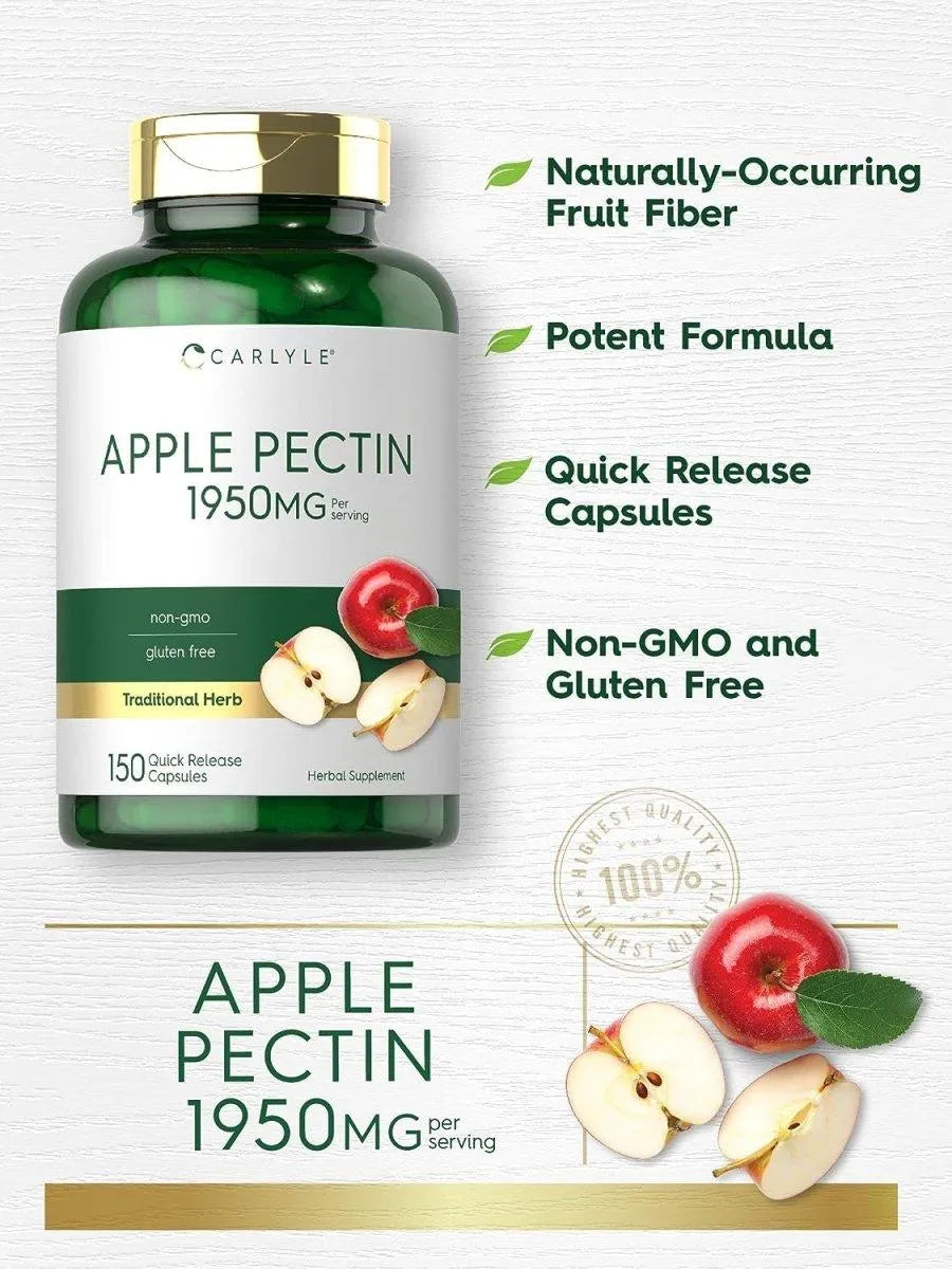 CARLYLE - Carlyle Apple Pectin 1950Mg. 150 Capsulas - The Red Vitamin MX - Suplementos Alimenticios - {{ shop.shopifyCountryName }}