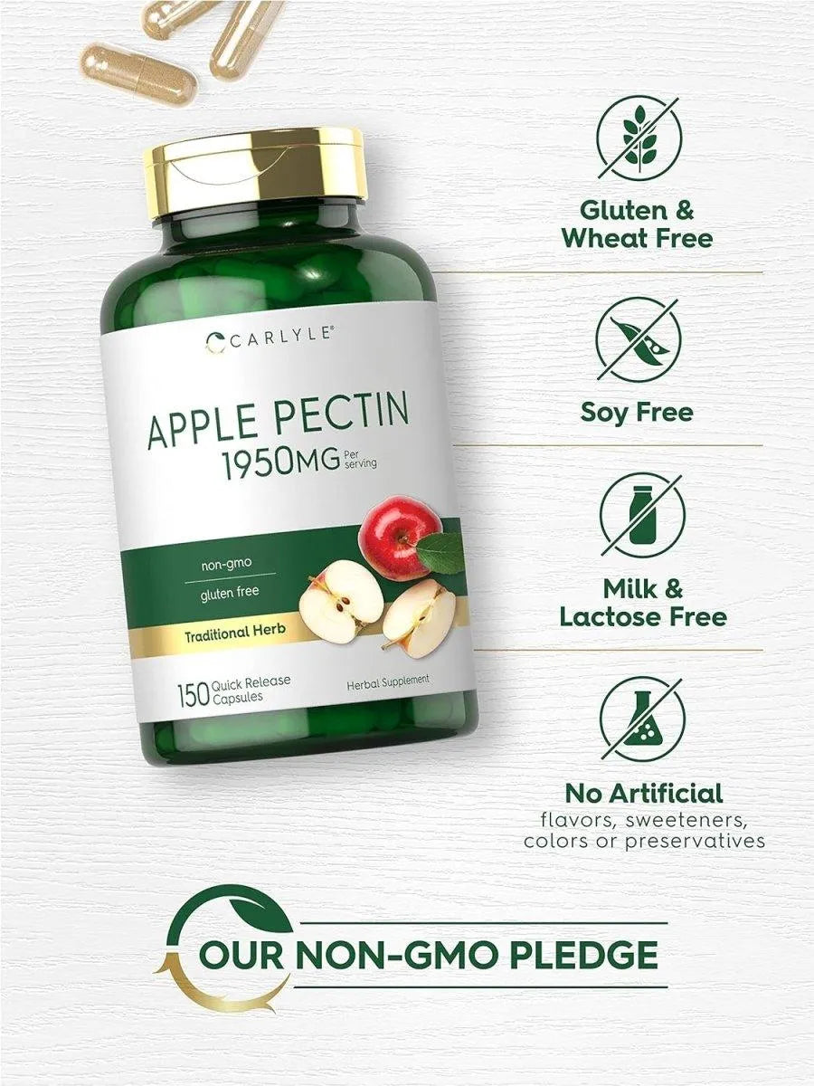 CARLYLE - Carlyle Apple Pectin 1950Mg. 150 Capsulas - The Red Vitamin MX - Suplementos Alimenticios - {{ shop.shopifyCountryName }}