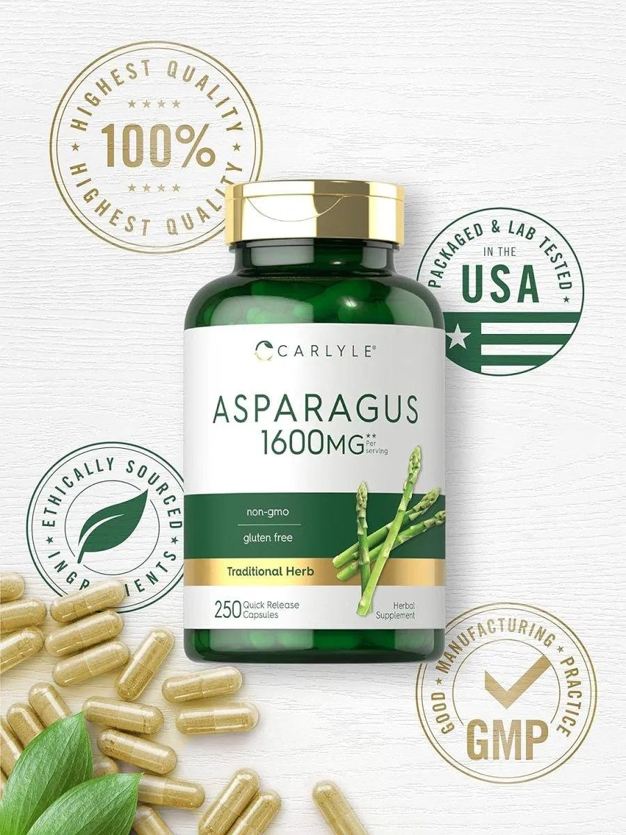 CARLYLE - Carlyle Asparagus Supplement 1600Mg. 250 Capsulas - The Red Vitamin MX - Suplementos Alimenticios - {{ shop.shopifyCountryName }}