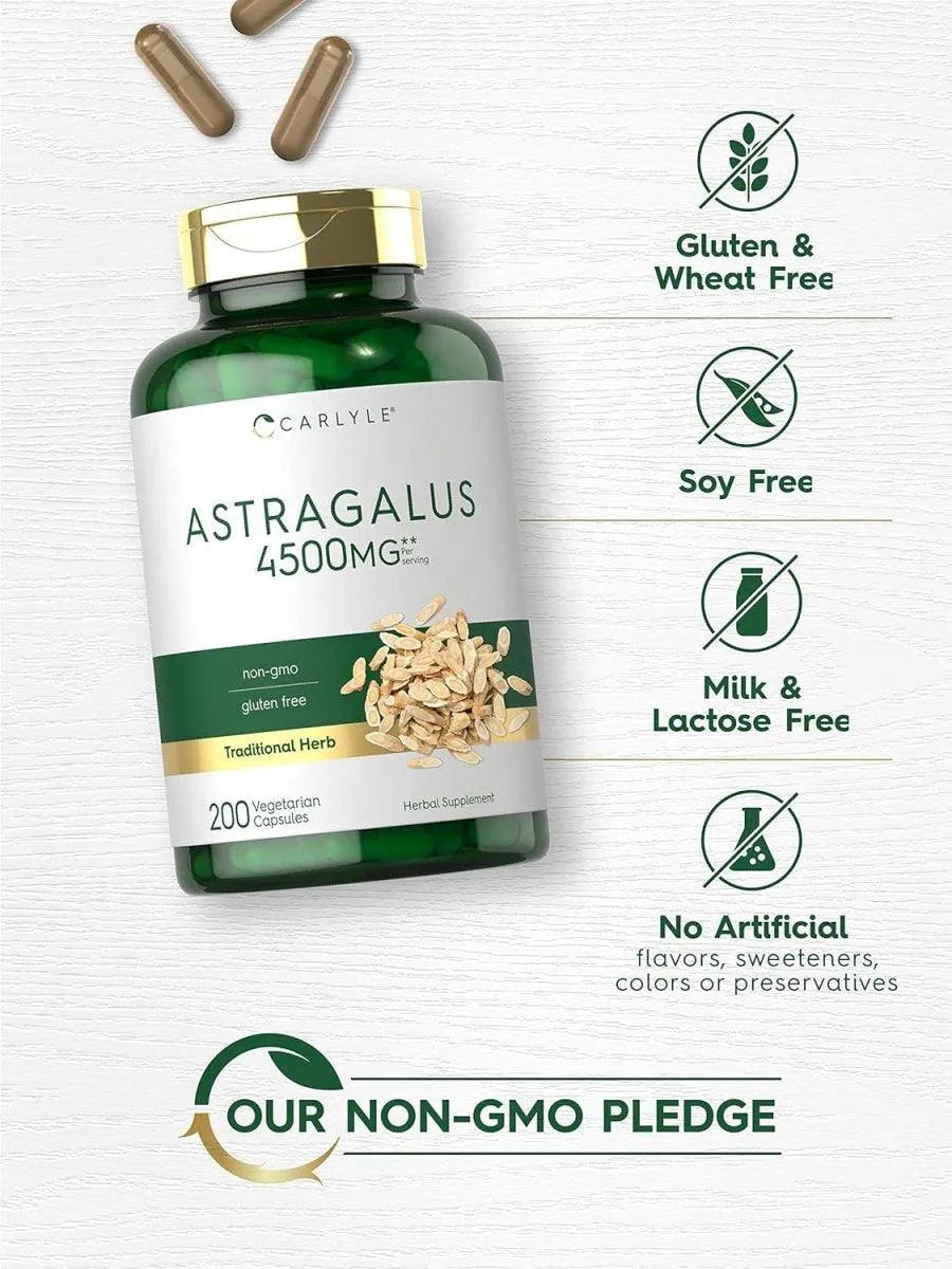 CARLYLE - Carlyle Astragalus Root 4500Mg. 200 Capsulas - The Red Vitamin MX - Suplementos Alimenticios - {{ shop.shopifyCountryName }}