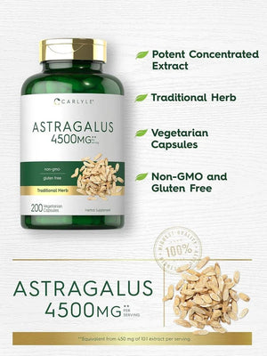 CARLYLE - Carlyle Astragalus Root 4500Mg. 200 Capsulas - The Red Vitamin MX - Suplementos Alimenticios - {{ shop.shopifyCountryName }}